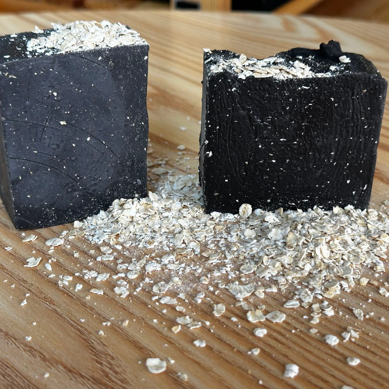 Activated Charcoal Oatmeal Soap - Image 4